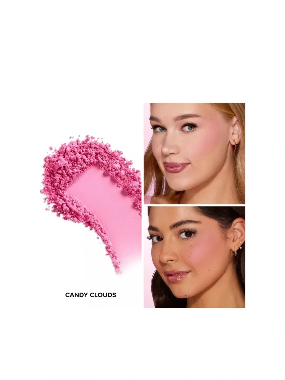 New without box Too Faced Cloud Crush Blurring Powder Blush shade candy clouds